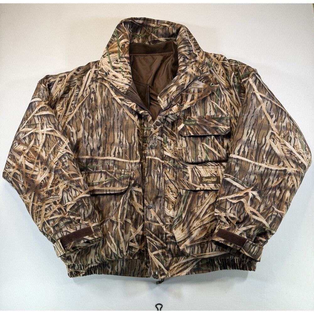 Gamehide StormHide Plus Camo 3-in-1 Hunting Jacket XL Mossy Oak System